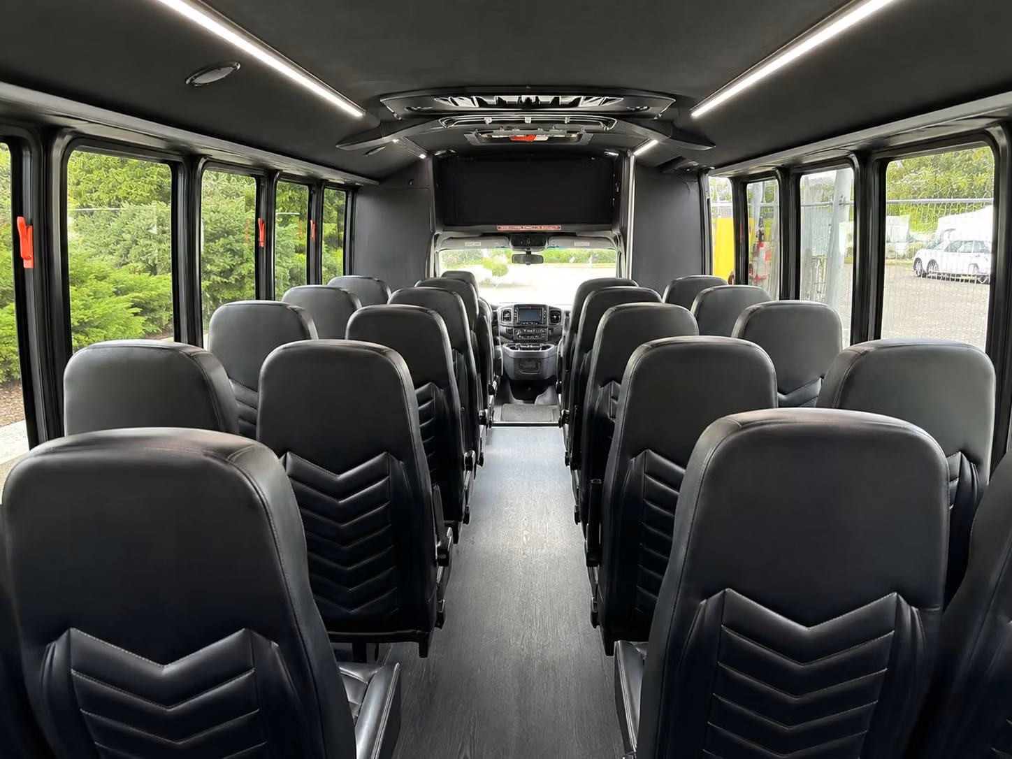 20 passenger minibus interior