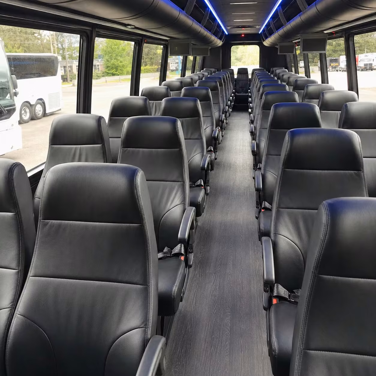 28 passenger minibus interior