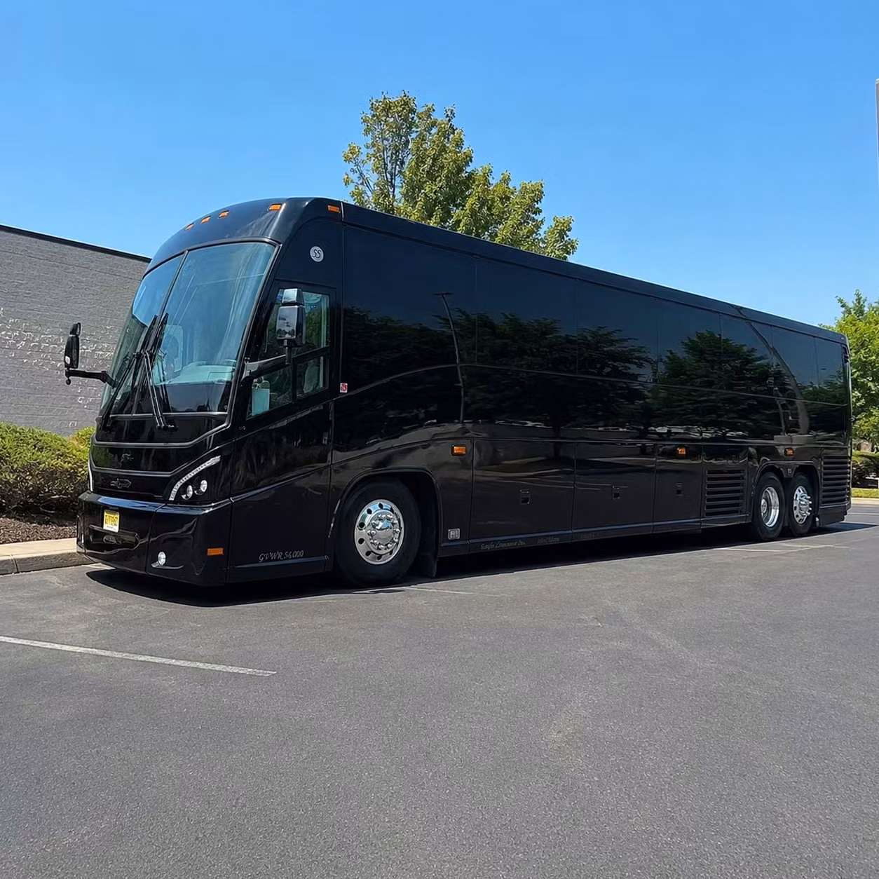 costa mesa charter bus interior