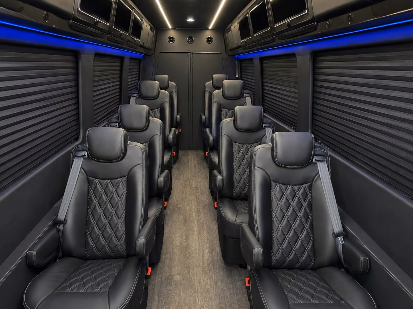 sprinter van with driver interior